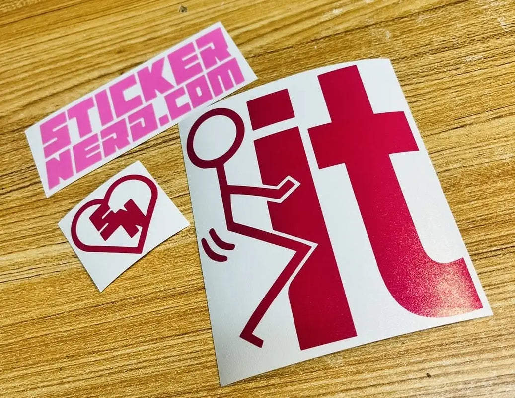 F It Sticker