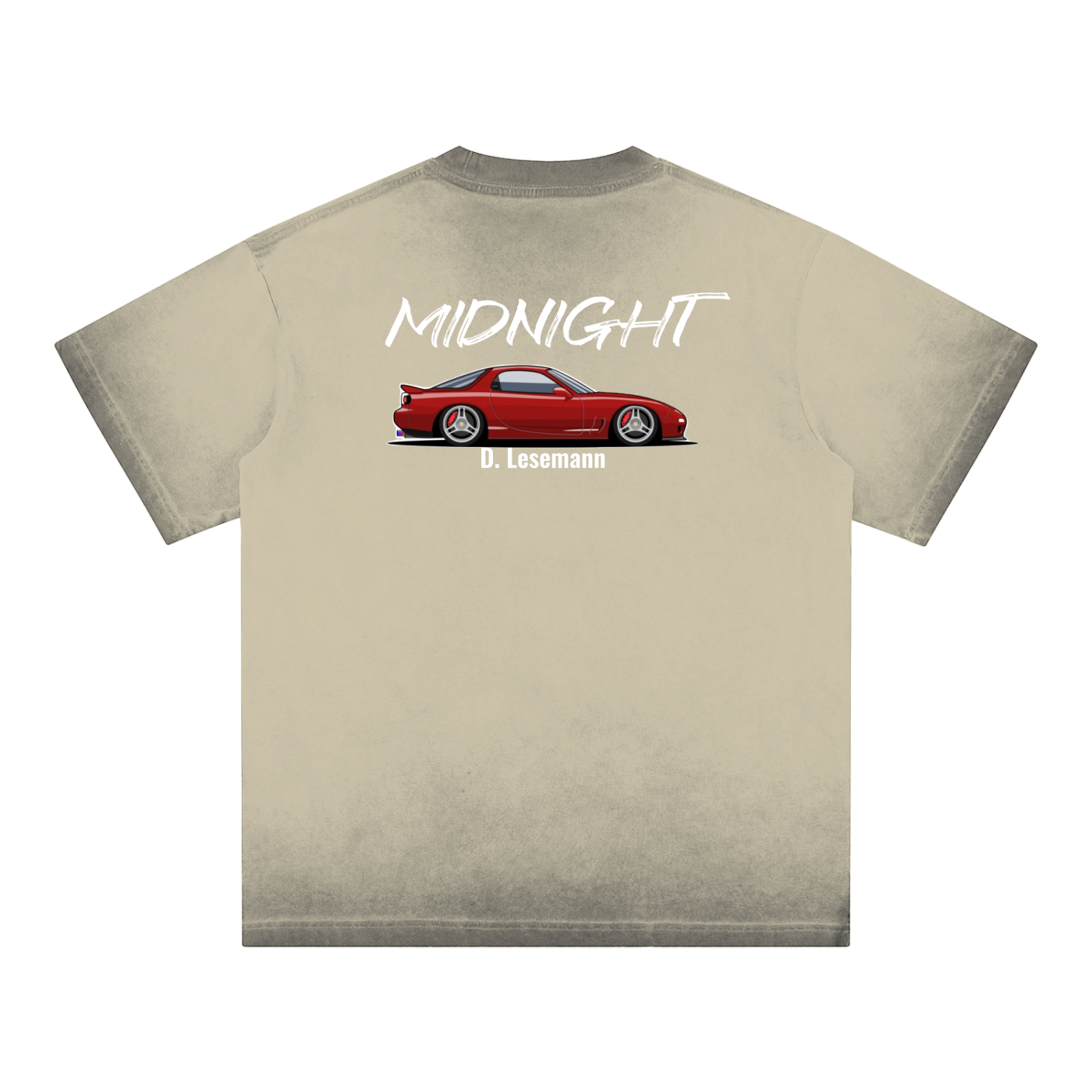 Lesemann's MIDNIGHT Reverse Dyed Loose Cotton T-Shirt
