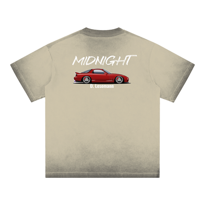 Lesemann's MIDNIGHT Reverse Dyed Loose Cotton T-Shirt