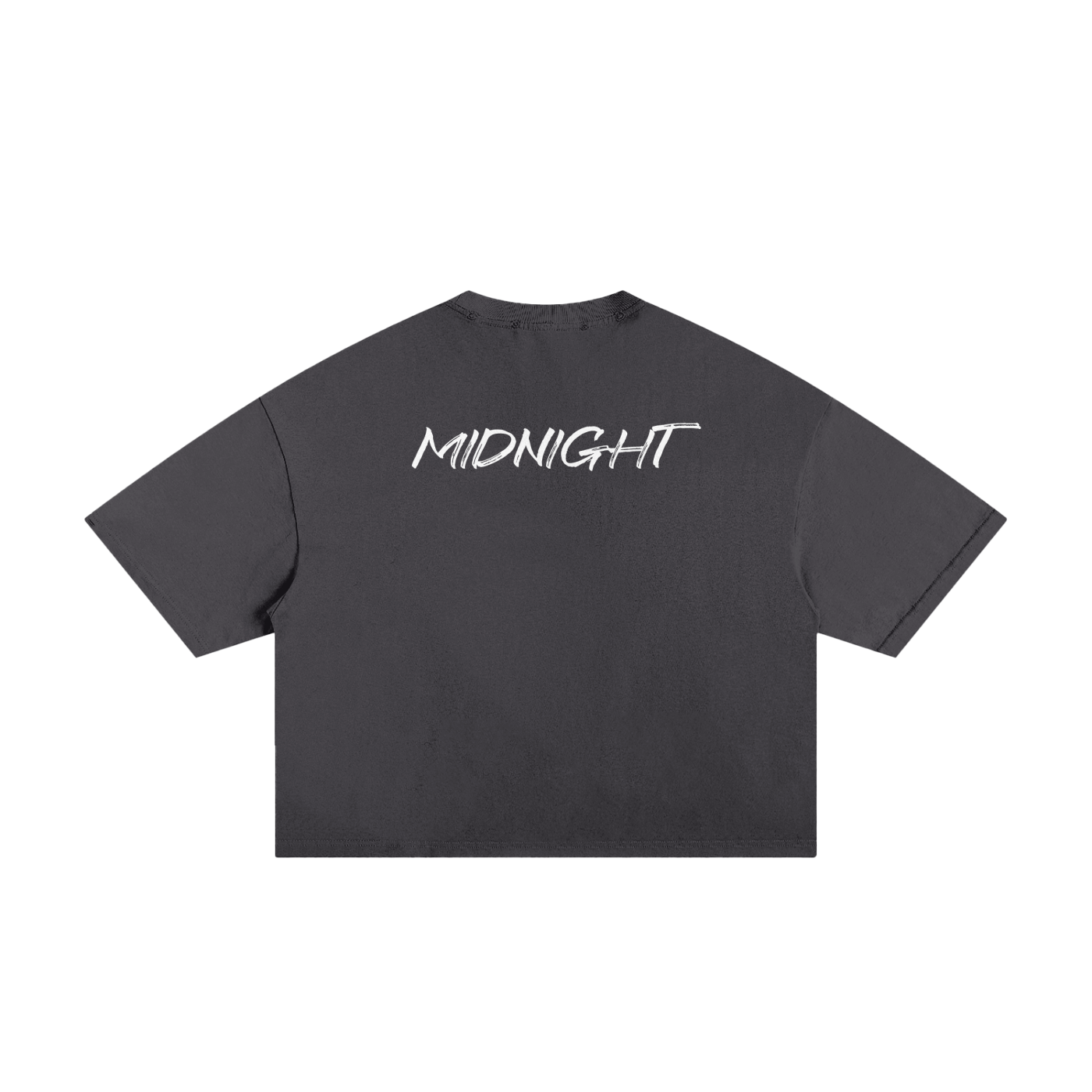 MIDNIGHT Classic Frayed Boxy Tee