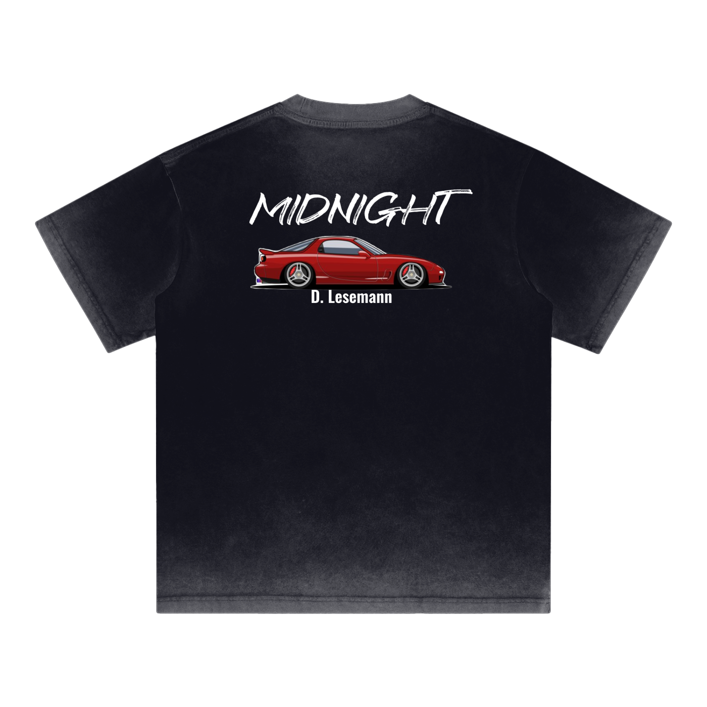 Lesemann's MIDNIGHT Reverse Dyed Loose Cotton T-Shirt