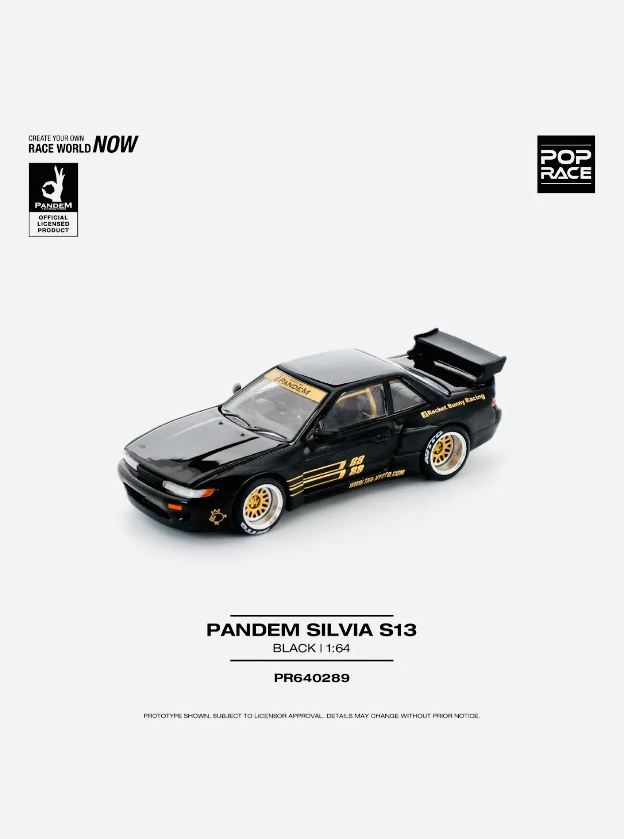 Factory Sealed PANDEM Nissan Silvia S13 Black #289