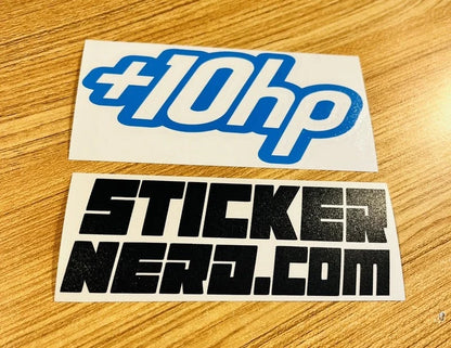 + 10 Hp Sticker