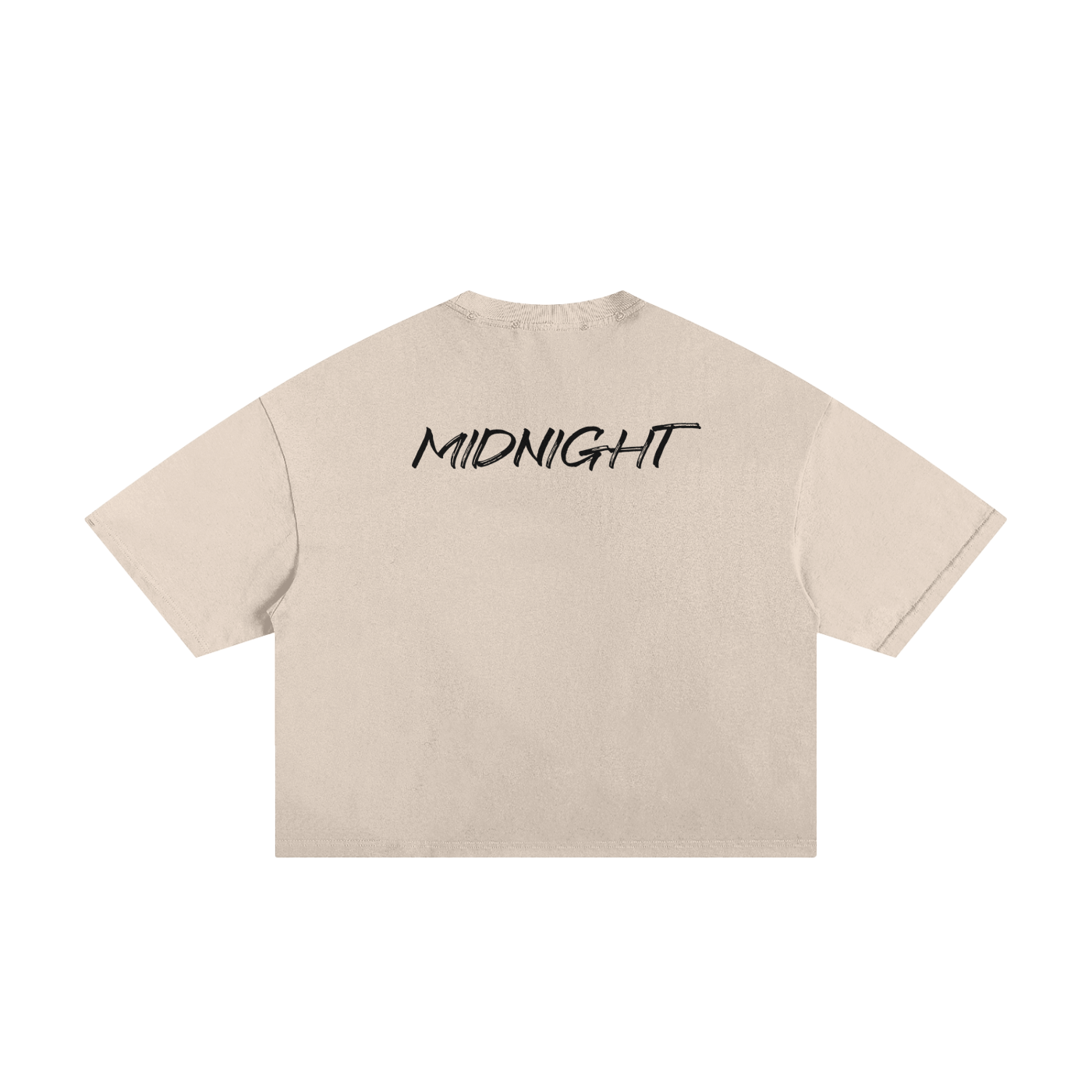MIDNIGHT Classic Frayed Boxy Tee