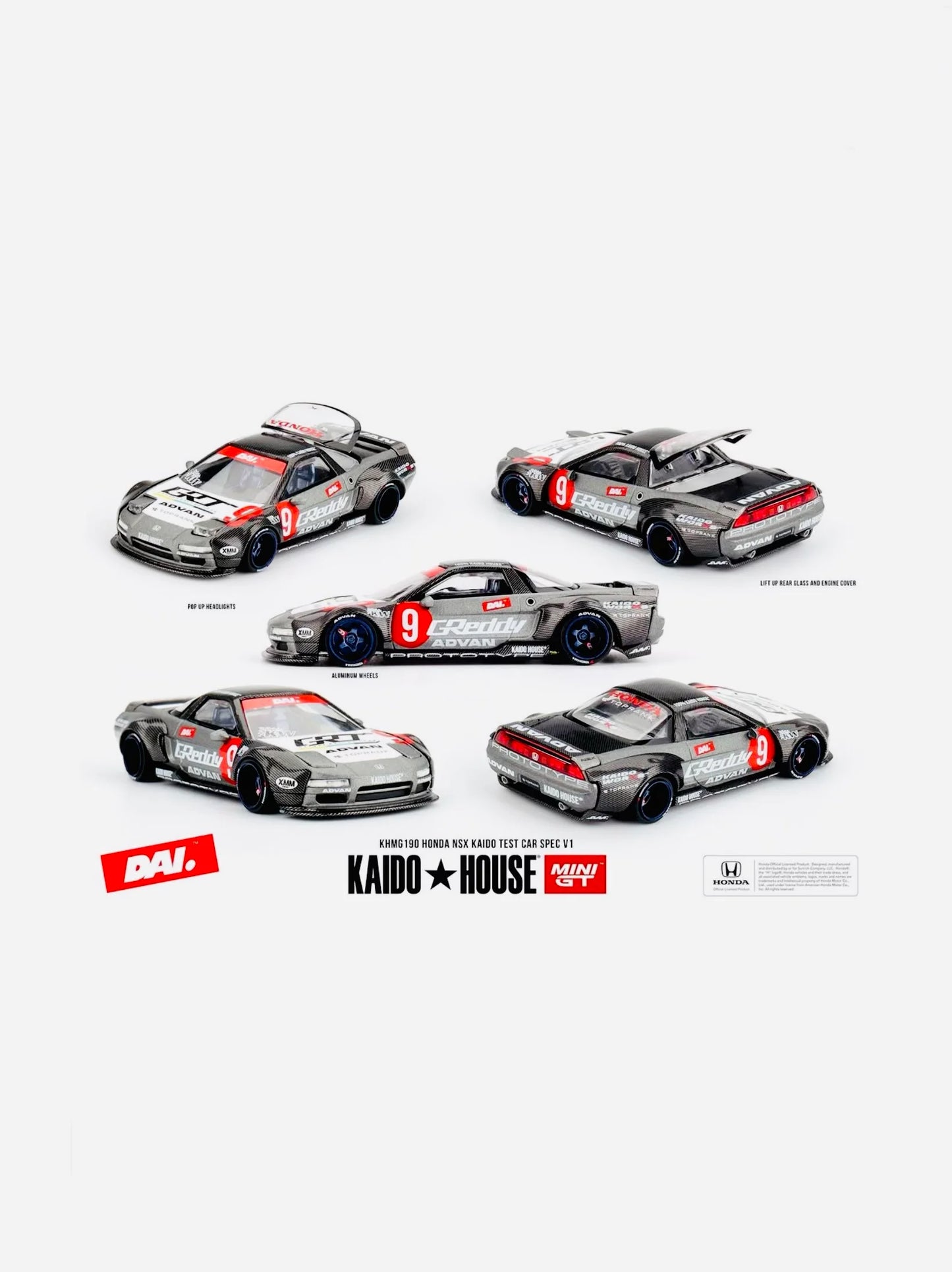 X Kaido House Collab Factory Sealed Honda NSX Kaido Test Car Spec V1 #190