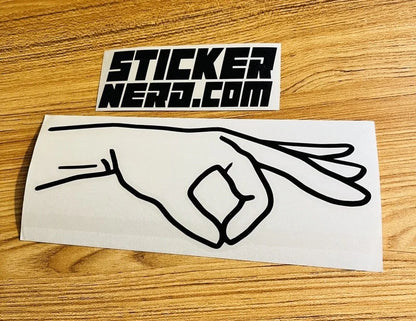 Made You Look Sticker