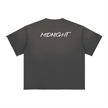 MIDNIGHT Sun Fade Raw Edge T-Shirt