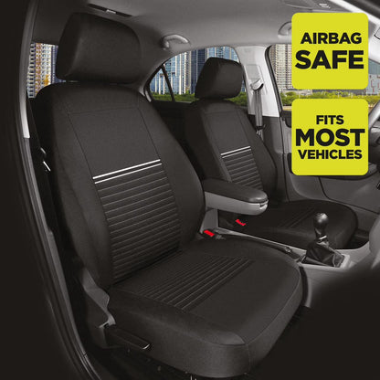 Broadcast Polyester Car Seat Cover, 2-Pack, 211659, Fits Most Vehicles
