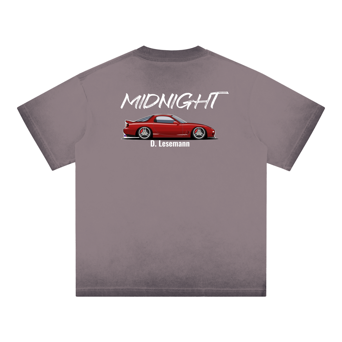 Lesemann's MIDNIGHT Reverse Dyed Loose Cotton T-Shirt