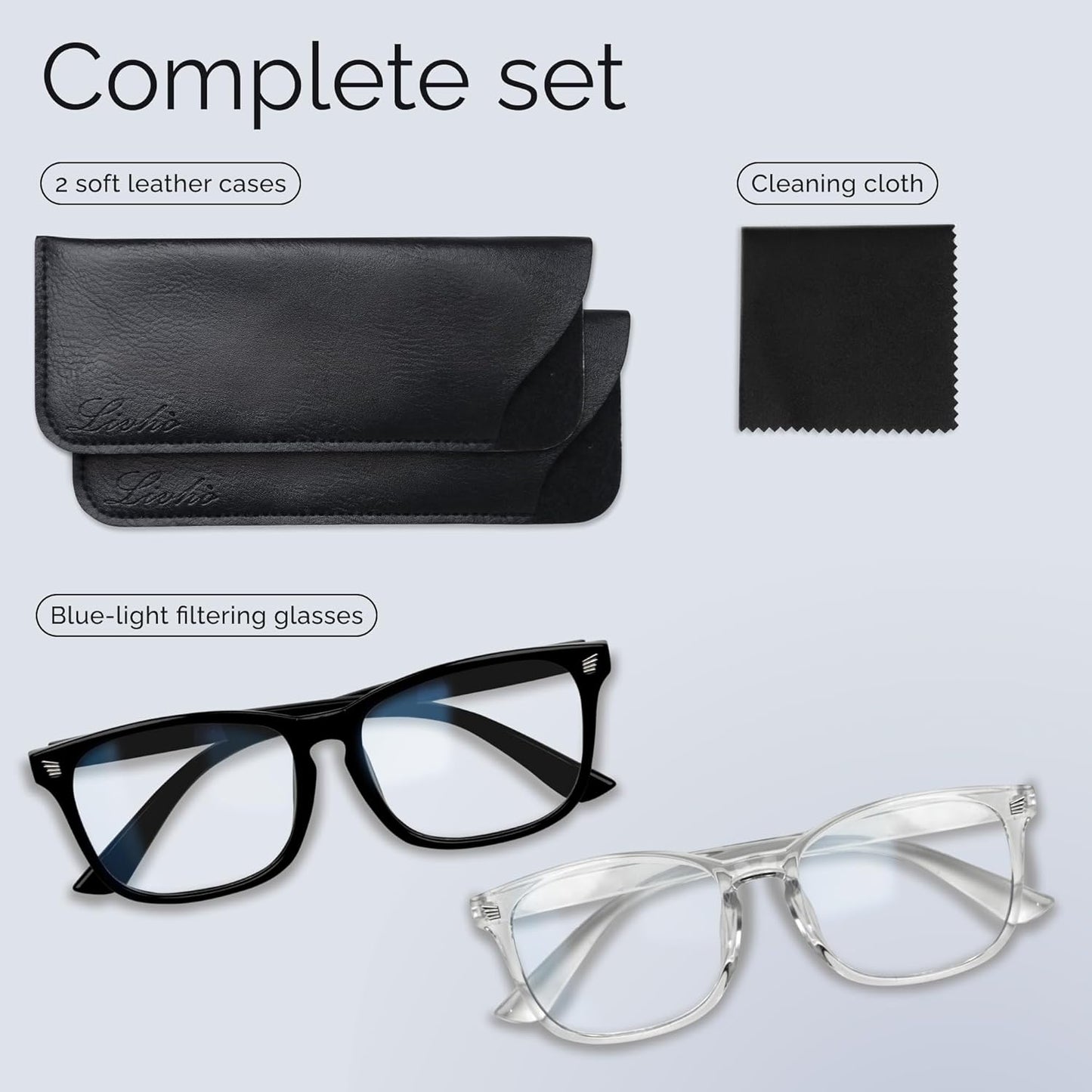High Tech Blue Light Glasses - Advanced Blue Light Blocking Computer Glasses - Screen Fatigue & UV Protection