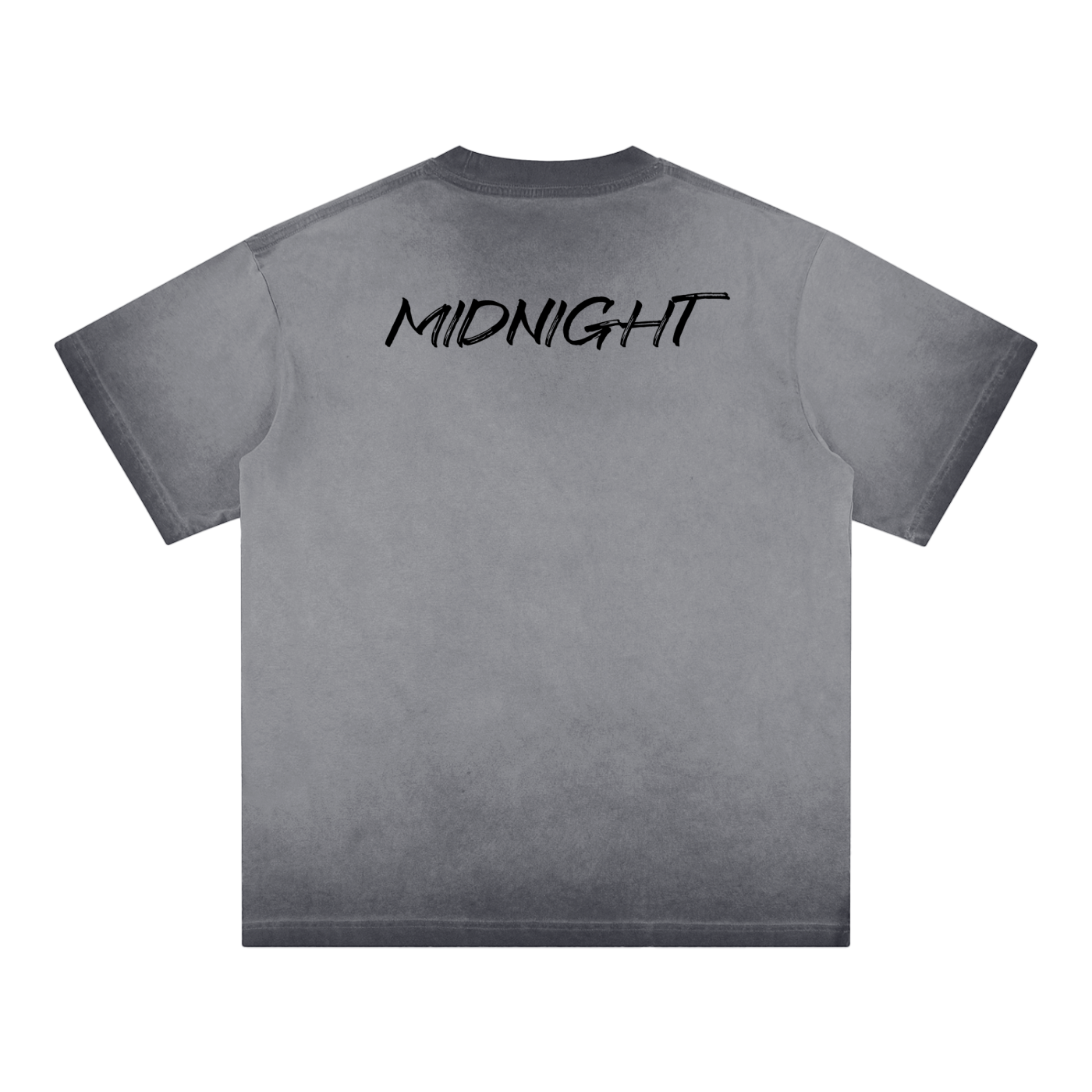 MIDNIGHT Reverse Dyed Loose Cotton T-Shirt