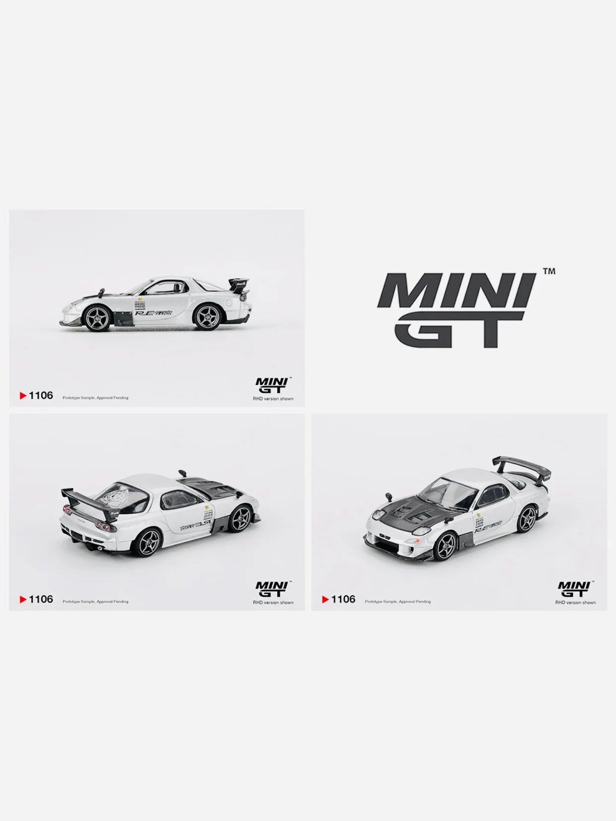 Mijo Exclusive Mazda RX-7 Re-Amemiya Silver Metallic #1106