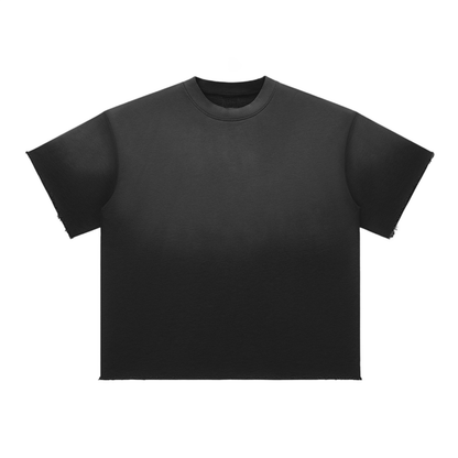 MIDNIGHT Sun Fade Raw Edge T-Shirt