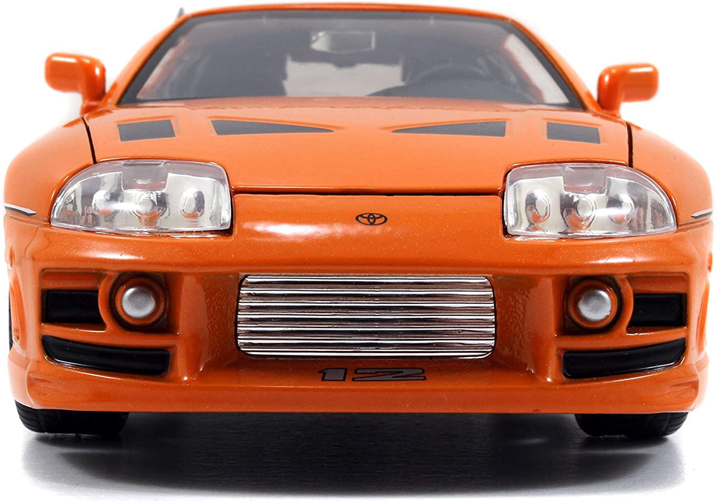 Toys Fast & Furious 1:24 Brian'S Toyota Supra Die-Cast Car, Toys for Kids and Adults, Orange (97168)