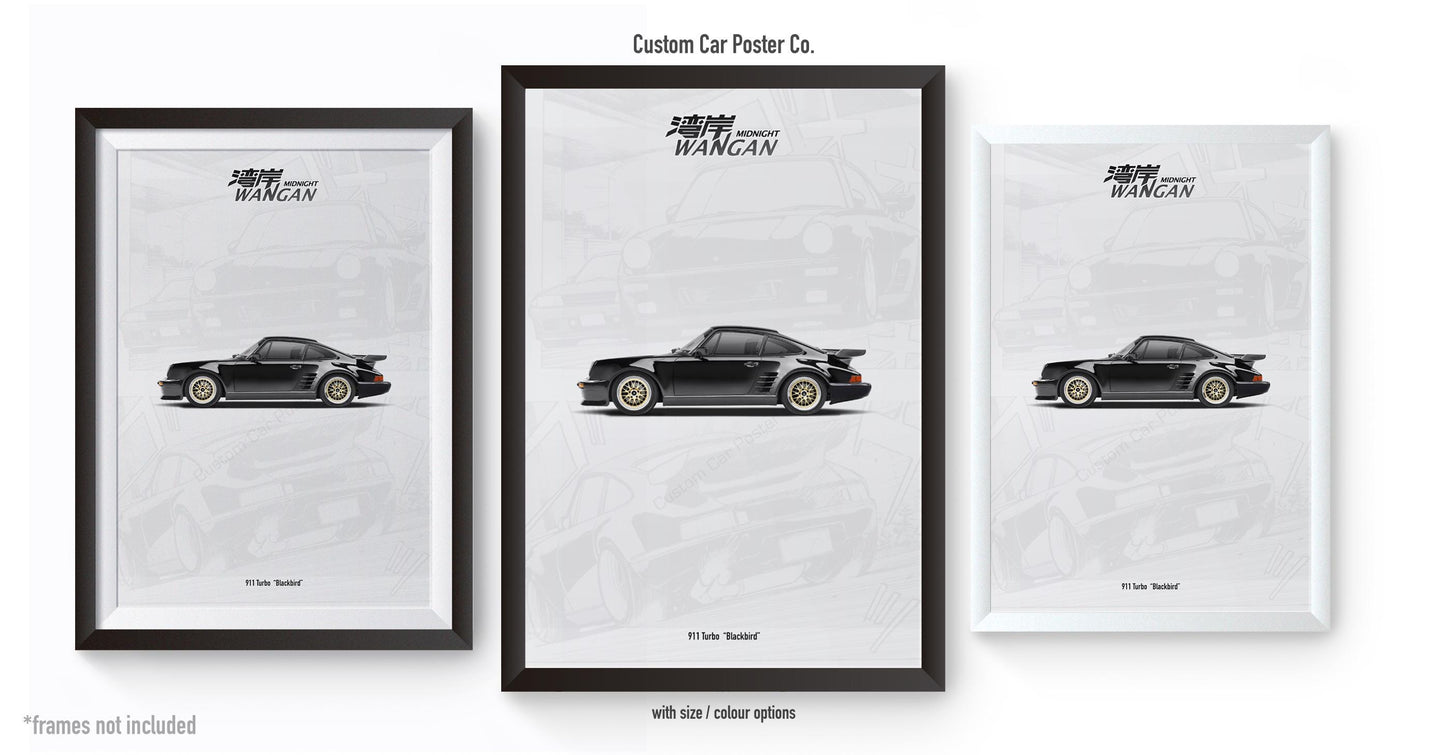 Devil Z Fairlady S30Z Poster Art - Wangan Midnight Anime