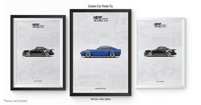 Devil Z Fairlady S30Z Poster Art - Wangan Midnight Anime