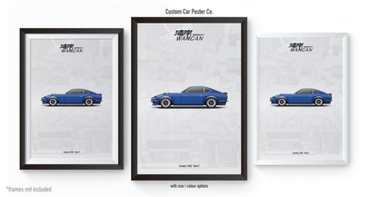 Devil Z Fairlady S30Z Poster Art - Wangan Midnight Anime