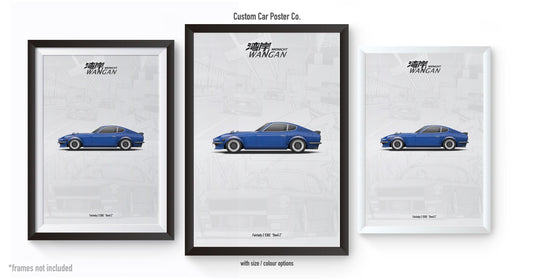 Devil Z Fairlady S30Z Poster Art - Wangan Midnight Anime